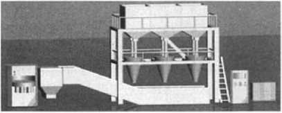 食用菌培养基自动化包装生产线效果图