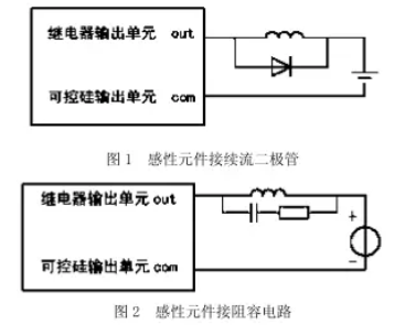 自动配料系统感性元件接阻电路图